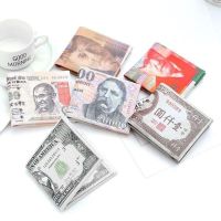 Creative Short European And American Printing Pattern Money Pattern PU Wallet For Men And Women Wallet Gift Gift Card Bag 【OCT】