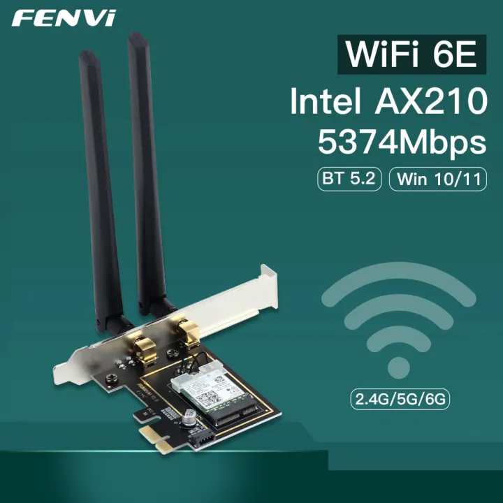 Spot Factory Direct Sales FENVI Wifi 6E Intel AX210 Pcie Wireless