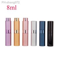 【YF】¤  8ml10ml15ml aluminum perfume bottle cosmetic spray portable empty travel sub-bottle liner glass