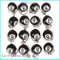 mazalan Creative billiard Pool พวงกุญแจตารางลูกพวงกุญแจ Lucky Black No.8 Key CHAIN