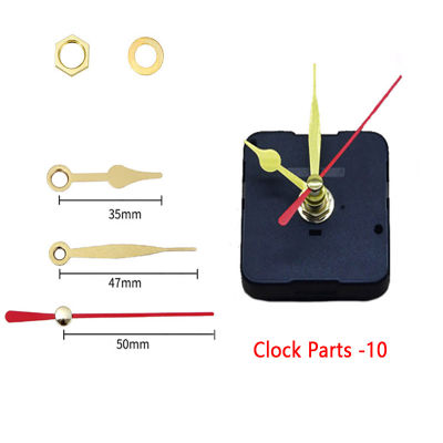นาฬิกาควอตซ์ DIY เงียบชิ้นส่วนนาฬิกาแขวนด้วยเข็มซ่อมเคลื่อนไหวนาฬิกาซ่อมเคลื่อนไหวควอตซ์ชิ้นส่วนกลไกนาฬิกาใหม่