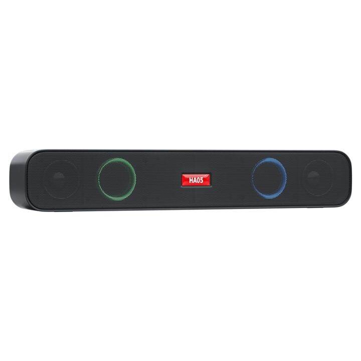 Computer Speakers, RGB Computer Sound Bars, Bluetooth 5.1 with 3.5mm