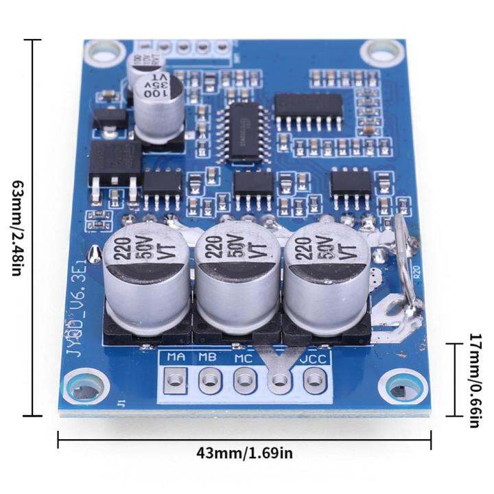 บอร์ดควบคุมของผู้ขับขี่รถยนต์แบบไร้แปรงถ่าน500w-dc-12v-36v-อุปกรณ์ควบคุมมอเตอร์กระแสตรงแบบไร้แปรงถ่านขับเคลื่อนอัตโนมัติแบบสมดุล