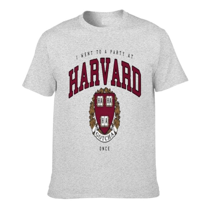 เสื้อยืดผู้ชาย90-harvard-spoof-2020-เสื้อยืดพิมพ์ลายพร้อมเสื้อยืดแขนสั้นผู้ชายเสื้อยืดกราฟิกเสื้อ
