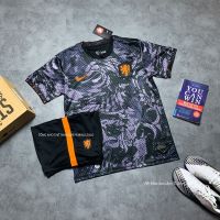 ■◊ Dutch Football Shirt 2023 Black 3D Dragon Pattern - Standard Thai Fabric Competition Shirt