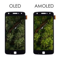 AMOLED จอแอลซีดีสำหรับ Moto Z Play หน้าจอดิจิตอลสัมผัสหน้าจอ LCD สำหรับ Moto Z Play LCD XT1635-02ประกอบ XT1635แบบเต็มรูปแบบ