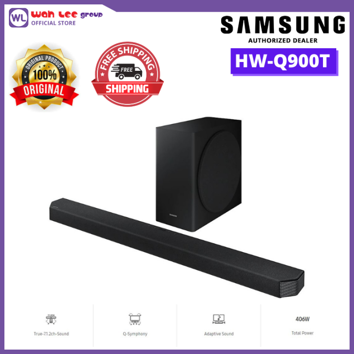 SAMSUNG Q900T Soundbar with Dolby Atmos and DTSX (2020) (HWQ900T/XM
