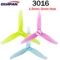 6คู่/12คู่ Gemfan 3016ใบพัด1.5M 2Mm หลุม3นิ้ว3-ใบมีด CW CCW FPV อุปกรณ์ขนาดเล็กใบพัดสำหรับสำหรับแข่ง FPV 3นิ้ว