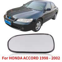 แก้วสีขาวกระจกมองหลัง CAPQX สำหรับ HONDA ACCORD 1998 1999 2000 2001 2002กระจกข้างนอกเลนส์ OEM #76253-S4K-G21