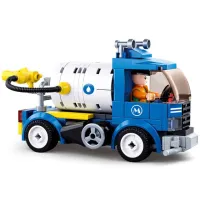 206pcs Sembo Blocks DIY Boys Kids Building Toys Puzzle Sweeper Truck 601304