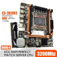 DDR4 4 DIMM D4 Motherboard Set with Xeon E5 2620 V3 LGA2011-3 CPU 1pcs * 8GB = 8GB PC4 RAM 3200MHz DDR4 Memory RAM REG ECC