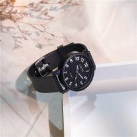 Luminous digital test watch male and female ins college wind literature art students Korean version simple waterproof forest couple