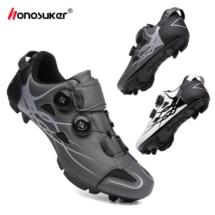 Cycling Sneaker MTB Men Carbon Road Bike Shoes Route Cleat Speed