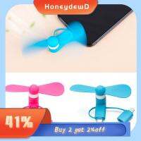 HONEYDEWD สำหรับ Type-c 3in1 การท่องเที่ยว สำหรับ iPhone แบบพกพา คูลเลอร์โทรศัพท์มือถือ พัดลมโทรศัพท์ มินิ