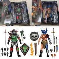 NECA GRIMSWORD WARDUKE Ultimate Strongheart Zarak ตุ๊กตาขยับแขนขาได้ของเล่นอนิเมะตุ๊กตาขยับได้คอลเลกชันโมเดล Kado Ulang Tahun