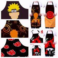 NARUTO NARTUO อะนิเมะสินค้าผ้ากันเปื้อนสร้างสรรค์แฟชั่นห้องครัวกันน้ำมัน Halter คอเอวโดยรวม