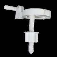 Lofty White 1set/2Pcs Plastic Toilet Seat Screws Fixings Fit Toilet Seats Hinges Repair Tools