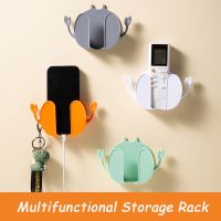 【CC】 Wall-Mounted Organizer Storage Charging Bracket Cartoon Beside Rack for Shelf