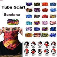 WRAPPE มัลติฟังก์ชั่น ปลอกคอบังแดด อุปกรณ์กีฬา กลางแจ้ง Gaiter Tube Bandana เอี๊ยมผ้าโพกศีรษะ ผ้าพันคอหลอดเมจิก ผ้าโพกหัวใบหน้า