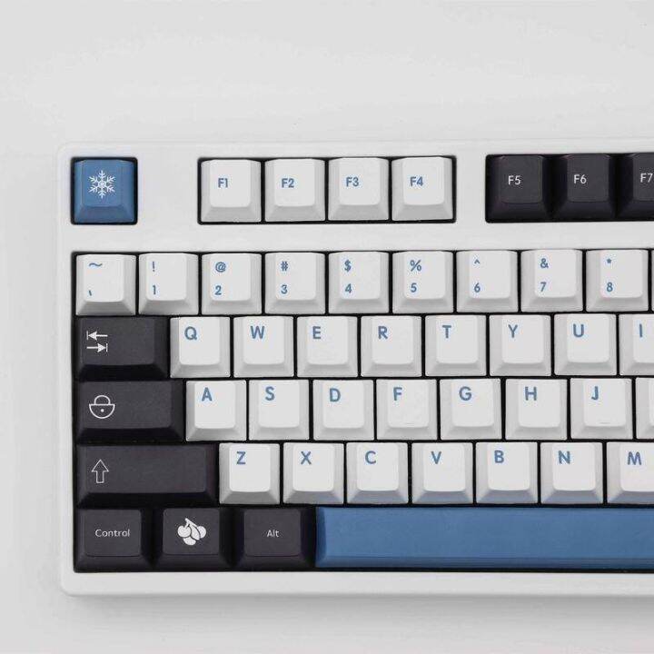 arctic-keycaps-cherry-profile-139keys-pbt-คีย์บอร์ดเชิงกล-61-68-71-84-87-100