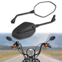 1Pair 10MM Motorcycle Rear View Rearview Side Mirror For Harley Honda Yamaha Suzuki Motorbike Accessories Aluminum Mirrors