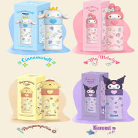 Sanrio Kuromi Cinnamoroll Kawaii อะนิเมะร้อนถ้วยน่ารักการ์ตูน Melody ของฉันนักเรียนสแตนเลสภาชนะบรรจุน้ำของเล่นสำหรับสาว