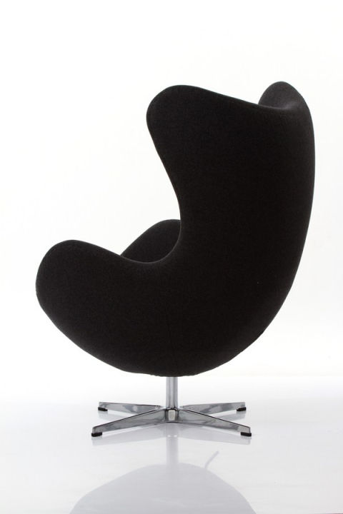 modernform-โซฟา-egg-chair-รุ่น-x01-ขาอะลู-หุ้มผ้าสีเทาดำ