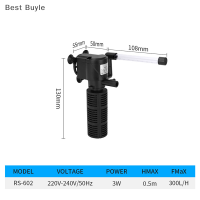 ?Best Buyle เครื่องกรองน้ำแบบ3 in 1ปั๊มภายในแบบเงียบ, เครื่องกรองน้ำออกซิเจนใต้น้ำสำหรับตู้ปลา