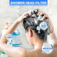 10Pcs Replacement Shower Filter for Hard Water - High Output Shower Water Filter to Remove Chlorine and Fluoride