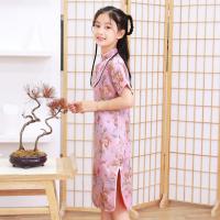 No Odor Split Dress Non-Fading Toddler Cheongsam Vivid Color Decorative Chinese Traditional Princess Girl Dress Clothing  by Hs2023