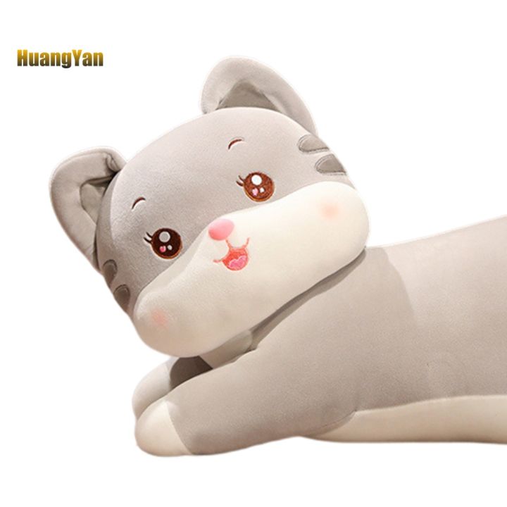 lt-huangyan-gt-หมอนตุ๊กตานุ่ม-รูปการ์ตูนแมวน่ารัก-เหมาะกับของขวัญวันเกิด-สําหรับตกแต่งห้องนอน