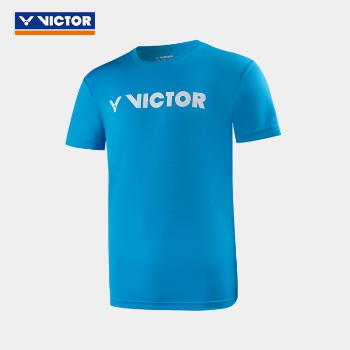 คอส-ชุดฝึกอบรมการซื้อกลุ่มผู้ชนะ-เสื้อผ้าแบดมินตัน-victor-เสื้อยืดถักคู่-t-20028t-21028