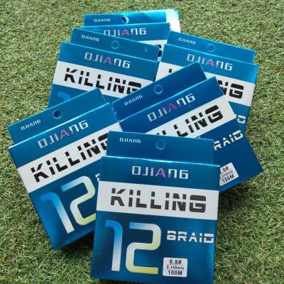 สาย PE X12 ถัก 12 เส้น Djiang Killine-TBLure