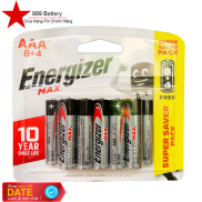 Vỉ 12 viên pin AAA Energizer max Alkaline chính hãng , siêu bền