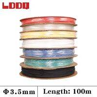 LDDQ 3.5mm 100meter 7 Colors Cable Sleeve Shrinkage Ratio 2:1 Shrink Wrap Shrink Tube Heat Shrink Tubing Tube Heat Shrink Tubing Electrical Circuitry