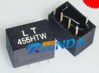 10pcs LT455HTW 455HTW 1*4 5 ฟุต 455KHZ 55HT เซรามิคคริสตัล resonance filter ใหม่เดิม