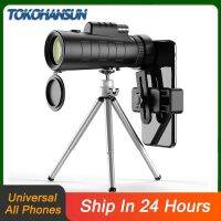 ◙◑ 3In1 เลนส์ Universal 40X60 Optical Glass Zoom Telescope Telephoto เลนส์กล้องโทรศัพท์มือถือสำหรับ iPhone 11 Samsung สมาร์ทโฟนเลนส์