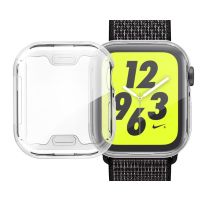 Cover Case For Apple Watch 5 4 3 band 44mm 40mm 42mm 38mm iwatch Screen Protector Silicone Protective Protection Screenprotector