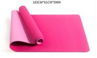 TPE Yoga Mat 6mm Double Sided Color Exercise Sports Mats For Gmy Fitness Gym Environmental Tasess Pad