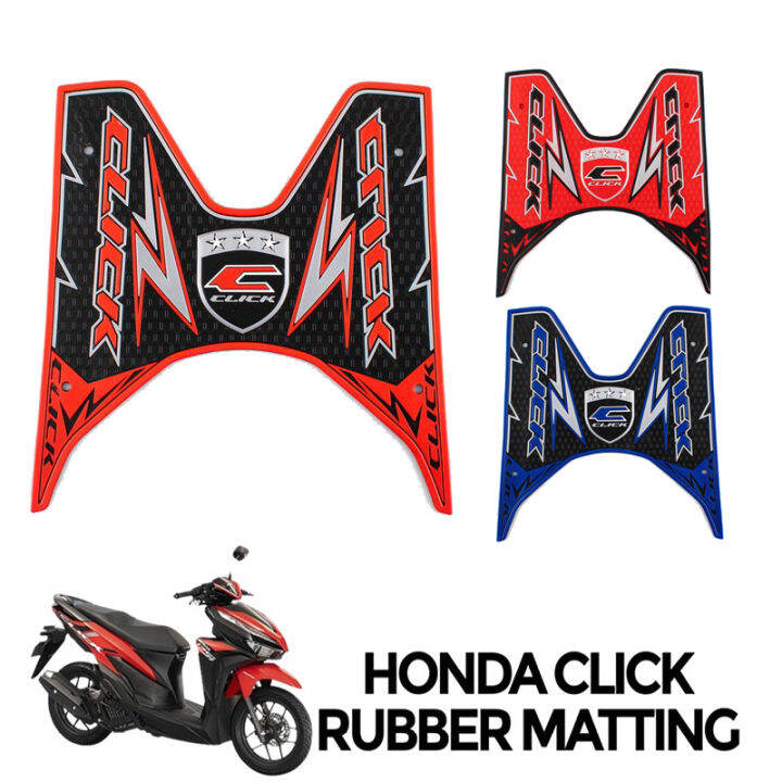 on hand Honda Click Rubber Matting 125i/150i, V1/V2 Rubber Matting For