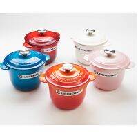 Le Creuset หุงข้าว18ซม. เคลือบเหล็กหล่อหม้อสุขภาพหม้อข้าวกาต้มน้ำในครัวเรือนซุปและโจ๊ก