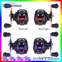 [7 Day Refund Guarantee] Metal Spool Baitcasting Reel 8kg Drag 6.3/1 Saltwater Wheel (Purple Right) [Arrive 1-3 Days]