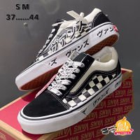 รองเท้าVans Covers Old Skool Checkerboard in Traditional Japanese Syllabary Size:37-44 รองเท้าผ้าใบผช รองเท้าผ้าใบผญ รองเท้าผ้าใบ รองเท้าลำลอง ใส่สบาย ทรงสวย [PK01]