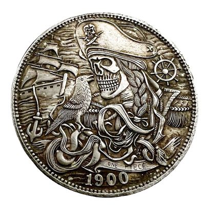 【CW】❃♝  REPLICA 1900 Hobo Pirate Coins Ukraine Medal Collectibles monedas Gifts