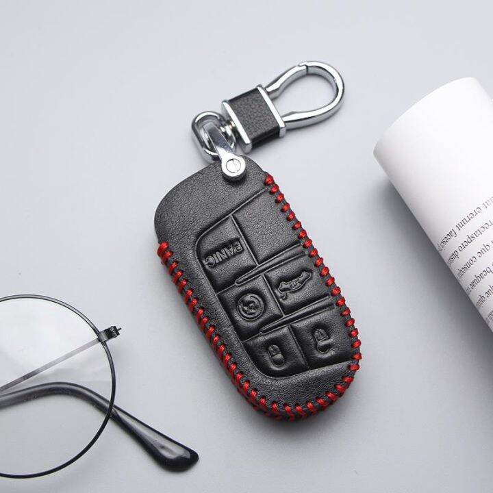 dfthrghd-leather-car-key-case-cover-for-fiat-punto-bravo-palio-linea-freemont-abarth-anti-wear-protective-key-shell-ring-car-accessories