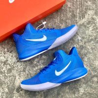 New 【Original】 NK* Preci sion- 3 White BlueBlue White Colorway All Match Fashion Basketball Shoes Actual Combat Sports Shoes {Free Shipping}