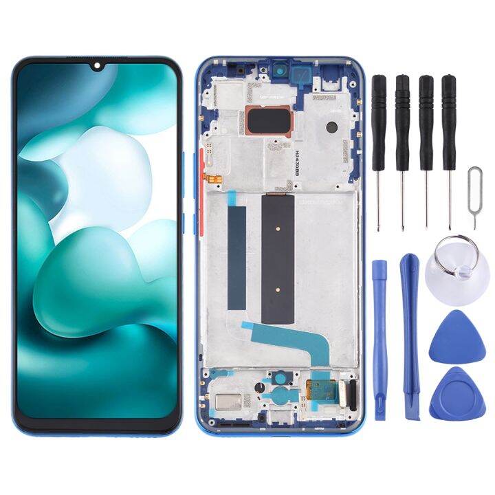 Original Amoled Material Lcd Screen And Digitizer Full Assembly With Frame For Xiaomi Mi 10 Lite 7468