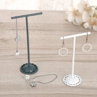 3Pcs/set Metal Earring Display Stand Type T Jewelry Display Rack Earring Organizer Holder