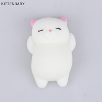 KITTENBABY ของเล่นบีบคลายเครียดขนาดเล็กสำหรับสัตว์แมวน่ารักๆเป็นยางกันความเครียด