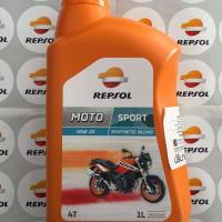 Repsol MOTO SPORT 4T 10W30 SYNTHETIC BLEND  API SL,JASO T903:2016 MA&amp;MA2 เป็นน้ำมันหล่อลื่นเทคโนโลยีสังเคราะห์ที่สมบูรณ์แบบสำหรับเครื่องยนต์ 4 จังหวะ 0.8 ลิตร